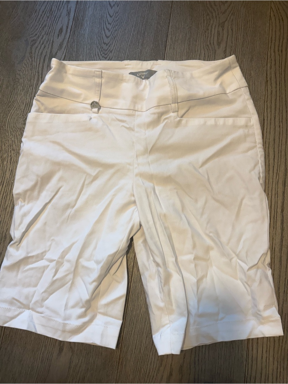 Callaway White Women's Golf Bermudas
